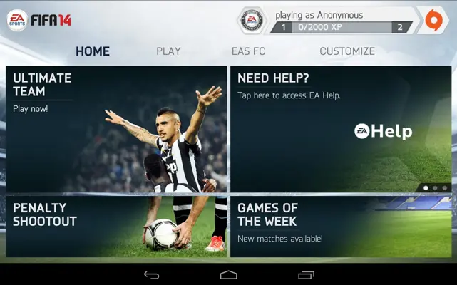 FIFA 14 android App screenshot 1